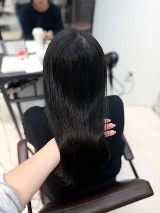 ロング カラー caho／大阪梅田 韓国ヘア♡のヘアスタイル