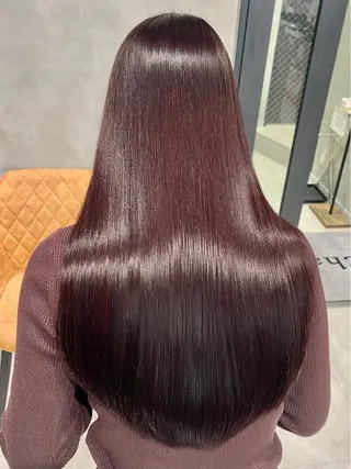 ロング カラー うる艶カラー 顔周りカット♡ikuのヘアスタイル