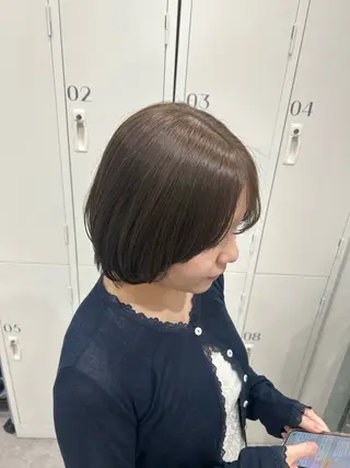 ショート カラー ヘアアレンジ ボブ /ニュアンス/ satomi🧸💖のヘアスタイル