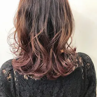 ミディアム カラー TOWA 野村　コウダイのヘアスタイル