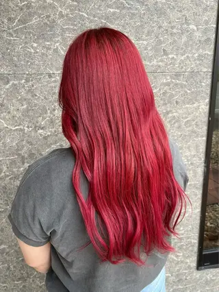 ロング 兼古 望羽のヘアスタイル