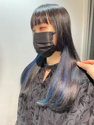 ロング カラー 大人ボブと似合 わせカラー/馬場 翼のヘアスタイル