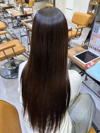 ロング やはらりの/ 酸性ストレートのヘアスタイル