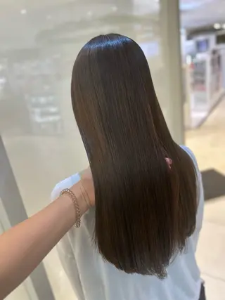 ロング パーマ 縮毛矯正/髪質改善/ 艶髪ササキナツミのヘアスタイル