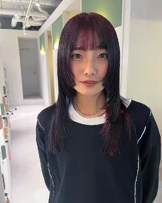 ロング カラー HairSalon  Cloudのヘアスタイル
