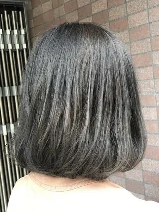 ミディアム 縮毛矯正の達人 ☆ 松本のヘアスタイル
