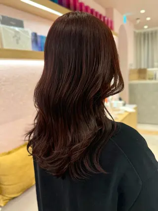 セミロング merc.☘️平岩 那月のヘアスタイル