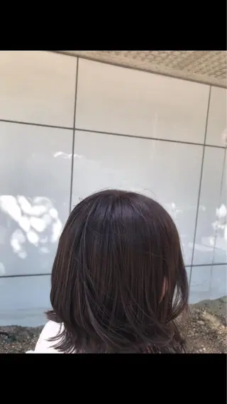 ミディアム カラー 🎀きつない みゆ🎀のヘアスタイル