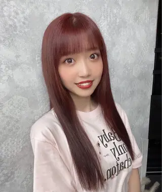 ロング 【韓国×ハイトーン】 🇰🇷SOGO🩶のヘアスタイル