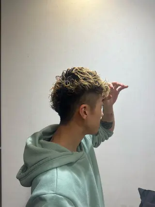 パーマ メンズ arl 豊田店のヘアスタイル