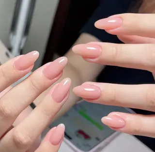 ネイル By moonネイル 🌷ワンホン/韓国風のネイルデザイン