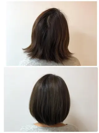 ショート 伸びても可愛いカラー 愛甲竜佑のヘアスタイル