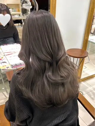 ロング カラー 透明感カラー 古山 結季🌙🖤のヘアスタイル