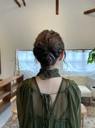 ミディアム Fujii Naoのヘアスタイル