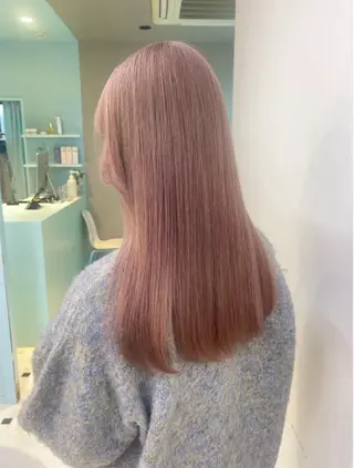ロング カラー 🤎モテ髪&透明感 ミルクティー🥣🤎のヘアスタイル