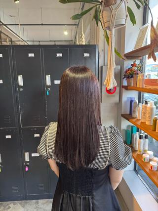 ロング カラー ✨️FERIA桃山台 💗✄🦋谷尾大華のヘアスタイル