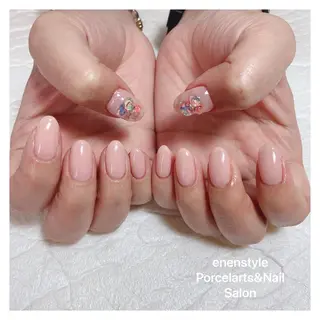 ミディアム ネイル 🐾enen style 🐾のネイルデザイン