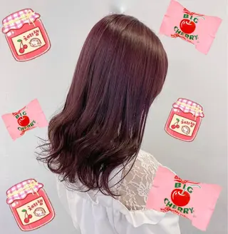セミロング カラー パーマ ヘアアレンジ メンズ キッズ 上品＆韓国風 🥀海心🥀のヘアスタイル