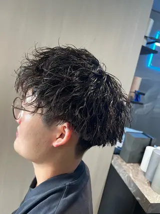 ショート 毛流れ•波巻きパーマ 特化🔥🌊瀬川竜生のヘアスタイル