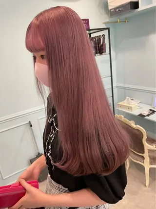 セミロング カラー ヘアアレンジ メンズ ハイトーン特化💍 NØRN💍韓国のヘアスタイル
