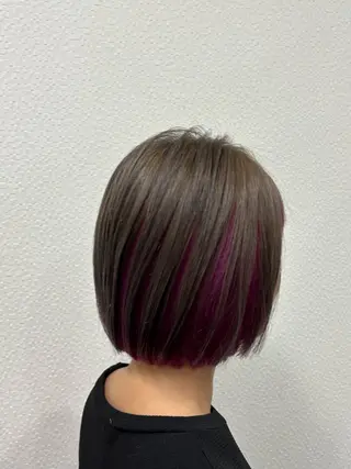 カラー 田中 サキのヘアスタイル