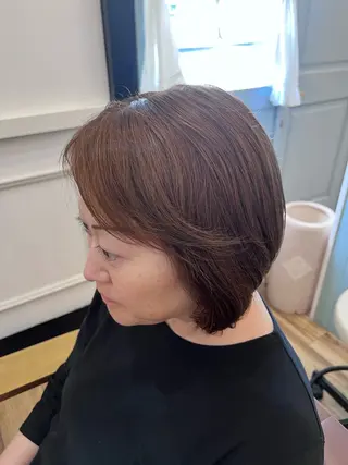 ショート カラー 🐰ハイトーンカラー 畠山 渡🐰のヘアスタイル