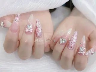 ネイル MoMoA Nail ネイル長さ出し専門店のネイルデザイン