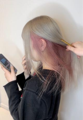 ロング カラー 三条メンズパーマ⚽️ 髙井　陽のヘアスタイル
