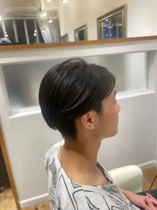 ショート メンズ 松浦 愛利花のヘアスタイル