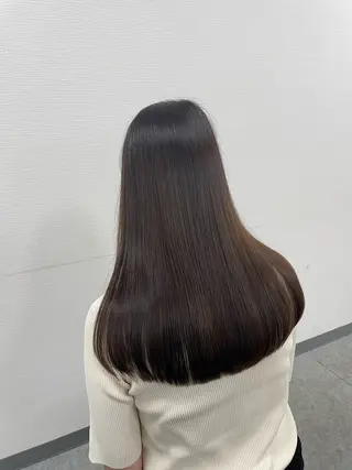 ロング カラー ヘアアレンジ 縮毛矯正🤍 ボブ/ HIKARIのヘアスタイル