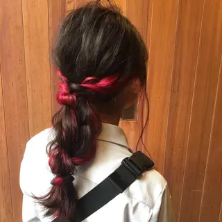 ロング 反橋 聖のヘアスタイル