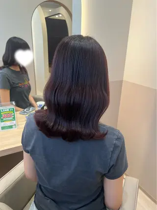 ミディアム yuuna 🤎のヘアスタイル
