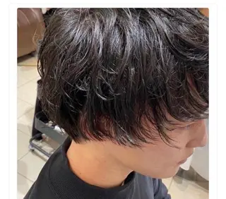パーマ メンズ 🎀透明感 カラーHiROEのヘアスタイル