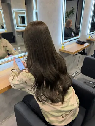 カラー 暖色/透明感カラー 🤍yuzuho🫧のヘアスタイル