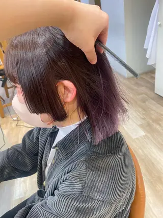 ミディアム 奈良 彩華のヘアスタイル