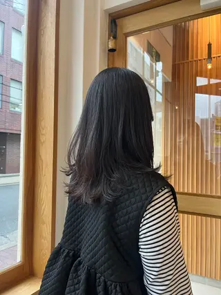 ミディアム KOYUKI⛄️ [大阪美容室]🚏のヘアスタイル