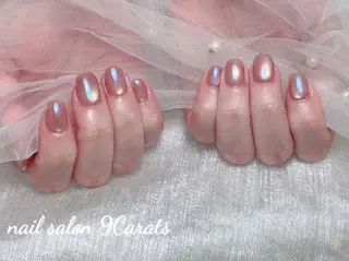 ネイル 💜ワンホンネイル ナインカラット💎のネイルデザイン
