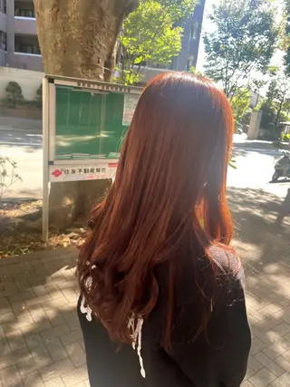 ロング カラー 🌸暖色髪質改善 MEI🌸のヘアスタイル