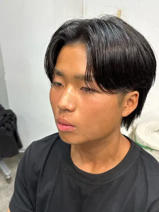 パーマ メンズ fifth/原宿/ カットモデル/カズのヘアスタイル