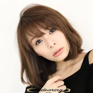 カラー Endearing 銀座/レイヤーカットのヘアスタイル