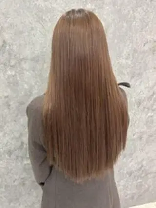 ロング カラー エクステ MORI エクステMARIKAのヘアスタイル