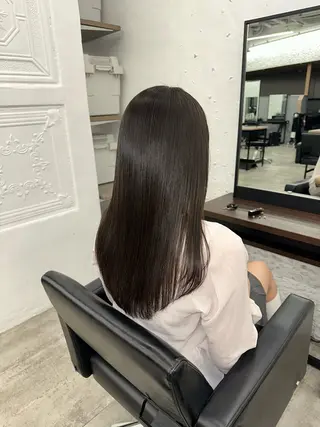 ロング 縮毛矯正/髪質改善 /艶カラー/こうめいのヘアスタイル
