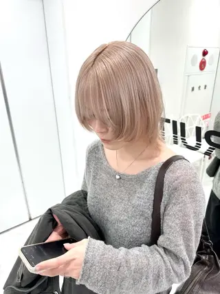 ミディアム 韓国ガーリー🤍ハイ トーン🤍Ayanaのヘアスタイル