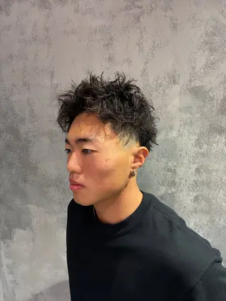 ショート パーマ メンズ ショートスタイル特化 ayumuのヘアスタイル
