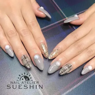 ロング S ueshinのネイルデザイン