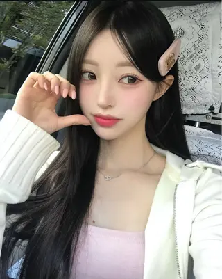 ロング カラー パーマ ヘアアレンジ メンズ キッズ 上品＆韓国風 🥀海心🥀のヘアスタイル