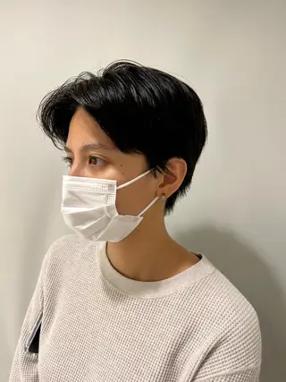 ショート カラー パーマ ヘアアレンジ 加藤 綾華のヘアスタイル