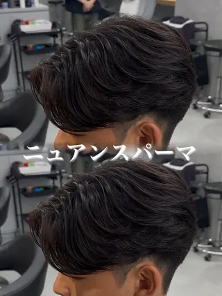パーマ メンズ ツイスパ/シャドウ MANARUのヘアスタイル