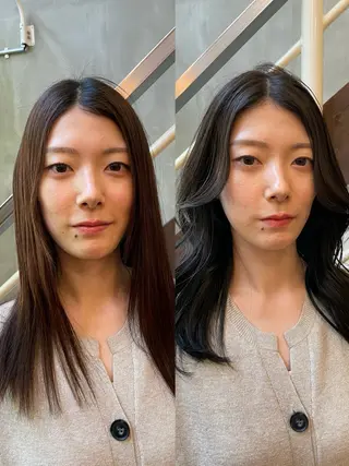 ミディアム 似合わせカラー/ 堀江美容室/レミ🎀のヘアスタイル