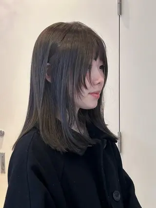 ミディアム カラー ナチュラル大人っぽい スタイル MAORIのヘアスタイル